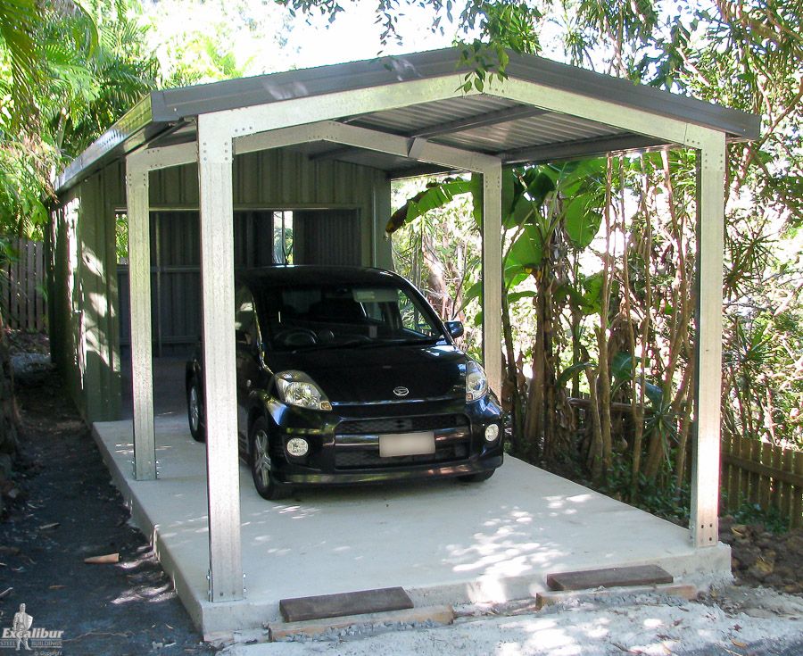 Single Garage With Carport